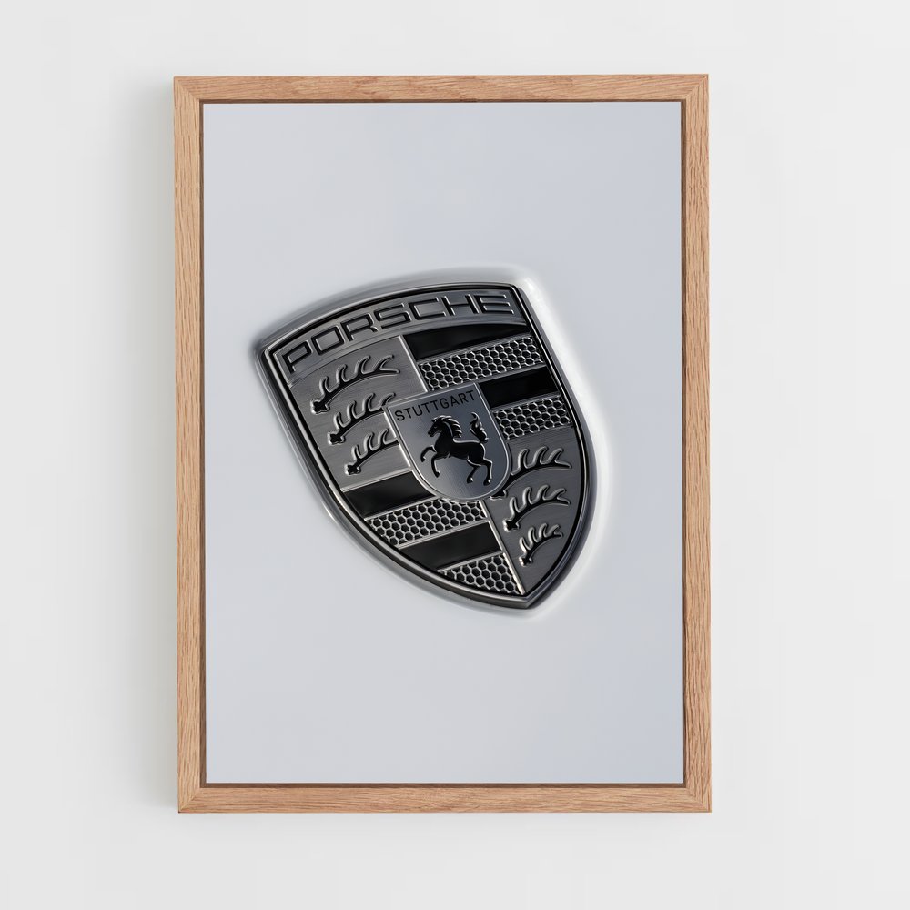 Poster Élan de puissance – affiche Porsche (vue 4)